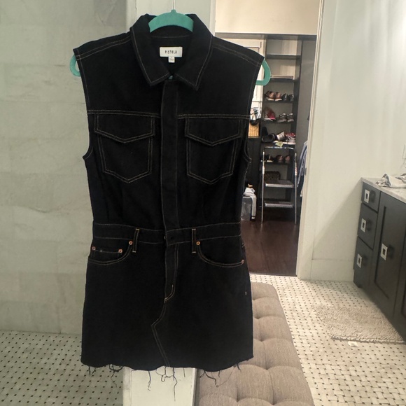 Pistola Julia Mini Dress Noir - Picture 1 of 4